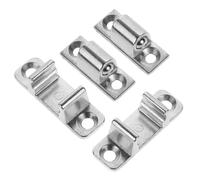 SOIMISS 4Pièces Lot de Fixations Robustes pour Panneaux de Verre de Hotte de Cuisine Loquets Universels pour Montage Facile et Sécurisé sans Outils Nécessaires