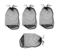 SOIMISS 4pièces Pochettes pour Perruques Polyester avec Cordon De Serrage Sacs De Rangement Voyage pour Extensions Et Accessoires Capillaires Transparents Et Anti-poussière