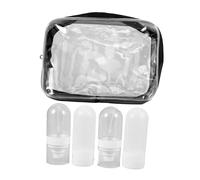 SOIMISS 4pièces Sacs Souples de Voyage Flacons Souples Rechargeables et Étanches pour Lotions et Shampoings Liquides