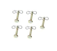 SOIMISS 5 Ensembles Kit Goupilles Cisaillement et Goupilles Fendues Métalliques Durables Accessoires de Remplacement pour Souffleuse à Neige Coffret Portable