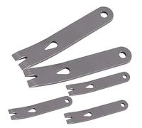 SOIMISS 5 pièces Barres de Levage Miniatures Acier Inoxydable de Outils de Poche avec Anneau de Clé pour Camping et Urgences