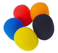SOIMISS 5 Pièces Caches Microphones en Éponge, Couleurs Assorties | Remplacement pour Coussins Perdus ou Abîmés, Usage Conférence et Scène, Confort Doux, Couleur Aléatoire Style Aléatoire