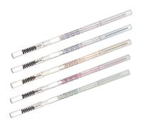 SOIMISS 5 pièces Crayons Sourcils Fins Double-embouts Anti-transpiration avec Brosse Teintes Naturelles pour Maquillage Sourcils Précis
