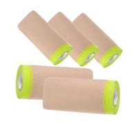 SOIMISS 5 pièces Film de Masquage Semi-transparent pour Peintres Papier Adhésif Sans Résidu Résistant pour Murs Voitures et Sols