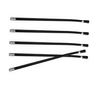 SOIMISS 5 pièces Lot de Tuyaux Souples pour Extincteur à Poudre Sèche Haute Pression Usage Polyvalent pour Véhicules et Camions Accessoires de Sécurité Incendie Indispensables pour