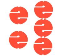 SOIMISS 5 Pièces Marqueur de Corde de Plongée et Portable Outil de Direction sous Visible Orange Indicateur Compact pour Plongée Technique et Spéléo