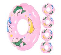 SOIMISS 5 Pièces Miniature Swim Rings Décor Couleurs Vives Anneaux de Natation Miniatures pour Maison de Poupée Accessoires Photo et Décoration Couleur Aléatoire
