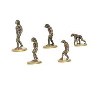 SOIMISS 5 pièces Modèle Humain Ancien Plastique Figurines Évolution Simulent Origine Humaine Jouets Éducatifs pour Éveil et Cognition des Garçon Fille Décoration Drôle et Réaliste