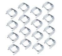 SOIMISS 50 pièces Boucles de Serrage Métalliques Robustes pour Pratique Fixation Stable pour Ceintures et Sangles Usage Manuel et DIY