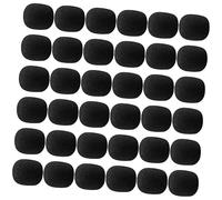 SOIMISS 50 pièces Couvercles de Microphone Mousse Protège et Améliore Sonore Accessoires pour Microphones à Main et Cravate Standard pour Ktv et Occasions