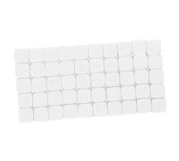 SOIMISS 50 Pièces Dés Vierges Dés Miniatures Dés De Jeu Standard Dice De Table Vierge Dés De Poche Photo Kit De Jeu De Société à Faire Soi-même Dés en Vrac Écrire des Dés Acrylique Blanche