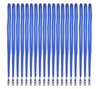 SOIMISS 50 Pièces Lanière de Cou en Coton avec Clip Métal pour Porte Carte Badge de Travail, Confortable et Polyvalente, pour Conférences et Organisations Professionnelles