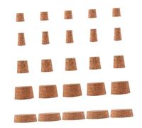 SOIMISS 50 pièces Lot de Bouchons Liège Naturels Multi Bouteilles Vin Joint Étanche pour Conservation Adapté Maison et Restauration