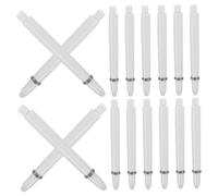 SOIMISS 50 pièces Lot de de Fléchettes Nylon avec Filetage et Anneaux BBS Accessoires Durables pour Longs Grip Ergonomique Confortable pour Jeu Intérieur