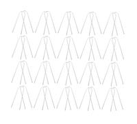 SOIMISS 50 Pièces Piquets de Sol Galvanisés Forme de U Clous de Fixation pour Pelouse Ancrage au Sol