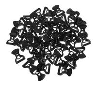 SOIMISS 50 pièces Plastic Tent Buckles Windproof Rope Fasteners for Camping Outdoor Tent Accessories Cord Locks