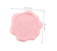 SOIMISS 50 Pièces Wax Seal Stickers Heart Self Adhesive Wedding Seals Mrs Mr Love For Invitations Envelopes Cards Party Decorations