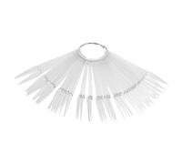 SOIMISS 50pièces Palette de Capsules Ongles Gel Carte de Présentation Nuancier pour Entraînement et Nail Art