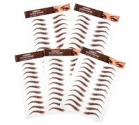 SOIMISS 5feuilles Autocollants pour Sourcils Transferts Faux Sourcils Kit Marron Autocollants Maquillage Adhésifs