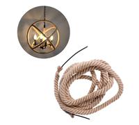 SOIMISS 5M Câble Tressé Vintage pour Luminaires DIY Fil Électrique Décoratif pour Lampe Suspendue Applique Murale et Éclairage Intérieur