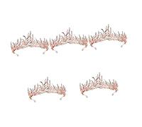 SOIMISS 5pièces Couronne De Mariée Avec Accessoire Élégant Pour Anniversaire Prom Fête Et Célébrations Spéciales