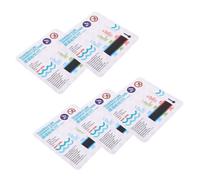 SOIMISS 5pièces Lot De Autocollants Thermomètre Bain Étanches Indicateur Température Eau Sticker Piscine Aquarium Salle De Bains