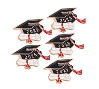 SOIMISS 5pièces Lot De Broches De Remise De Diplôme Épingles De Chapeau Badge De Manteau Pour Lycée Et Souvenir De Cérémonie