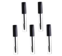 SOIMISS 5pièces Lot de Tubes Vides pour Mascara et Flacon de Crème avec Bouchon Noir Pratiques pour Voyages et Remplissage Personnalisé