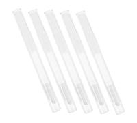 SOIMISS 5pièces Stylos à Huile Vide Transparents Pour Gloss à Lèvres Et Huiles Essentielles Applicateurs De Maquillage Portables Avec Embout Pinceau Pour Cuticules Et Voyages