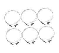 SOIMISS 6 ensembles Kit de Suspension pour Tableaux avec Câbles Acier Réglables et Crochets Solides Support Mural pour Bureaux et Expositions