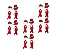 SOIMISS 6 Ensembles Mini Chapeau Décoratif pour Bouteille Mini Écharpe Décorative Jolis Manchons de Bouteille de Noël Décoration de Fête