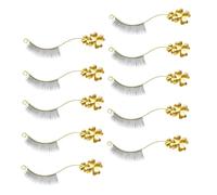 SOIMISS 6 Outil de Port de Cils Magnétique pour Pose et de Faux Cils Professionnel Doré