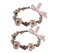 SOIMISS 6 Pièces Bandeau de mariage hair charms hair toppers guirlande fleur bandeau de couronne pour les filles coiffe pour femme couvre-chef de mariée couronne de fille de fleur