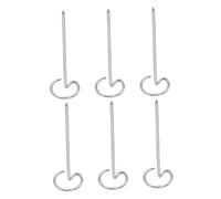 SOIMISS 6 Pièces Brochettes Barbecue Acier Inoxydable Brochettes Réutilisables Design Compact et Durable pour Grillades et Plein Air