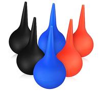 SOIMISS 6 pièces Caoutchouc pour Nettoyage des Oreilles Kit Lavage Oreille Adulte avec Embout Tube pour Élimination Cire Balle de Compression Souple pour Nettoyage Profond et Aspiration