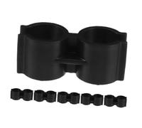 SOIMISS 6 pièces Clip de Fixation Double pour Balai et Pelle Plastique Connexion Pôle Balai Polyvalente Accessoires Nettoyage Intérieur et Extérieur