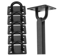 SOIMISS 6 pièces Crochets de Plafond Acier Inoxydable avec Vis Fixation Solide pour Suspension de Plantes et Kit Résistant
