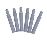 SOIMISS 6 Pièces Hydraulic Soft Close Damper Set For Trash Cans And Furniture Silent Slow Closing Buffer Device For Cabinets And Drawers With Concealed Installation