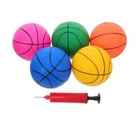 SOIMISS 6 Pièces Mini Basketball Gonflable PVC Épais Ballons de Jeu Rebondissants pour Garçon Fille pour Entraînement Fêtes Anniversaire et Jeux Intérieurs Extérieurs