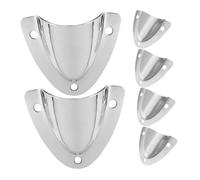 SOIMISS 6 Pièces Panneau de ventilation en acier inoxydable bouche d'aération marine grille d'aération pour bateau couverture de fil marin trucs de bateau comité de ventilation