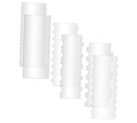 SOIMISS 6 pièces Set de Grattoirs et Peignes Acryliques pour Pâtisserie Lisseur de Crème et Spatule de Décoration Outils Résistants pour Glaçage de Gâteaux Adaptés Aux et Amateurs