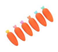 SOIMISS 6 pièces Set de Surligneurs Carotte Couleurs Fluorescentes Stylos Surligneur Forme Carotte Adorable pour Bureau École Journalisme Dessin