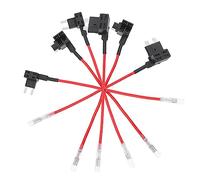 SOIMISS 6 pièces Support Fusible Ligne pour Véhicules Kit de Remplacement Pratique avec Connecteurs pour Voitures Camions et Caravans