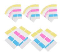 SOIMISS 60 Pièces Lot de Sachets de Onglets Adhésifs Colorés pour Indexation Étiquettes Repositionnables pour Classeurs et Documents Marque-pages Écrits pour Organisation