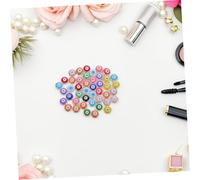 SOIMISS 60 Pièces Perles Œil Résine Plates Couleurs Mixtes Perles Esprit Pour Bracelets Colliers Diy Bijoux Créatifs Durable et Vibrant