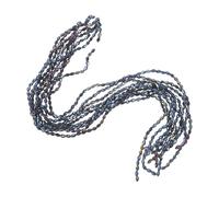 SOIMISS 680 Pièces Perles de Bracelet en Verre Ovales et Biconiques, Design Facetté Unique, Faciles à Enfiler, Création de Bijoux et Projets DIY Créatifs