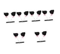 SOIMISS 6ensembles Bandeau Furry Avec Oreilles De Chat Et Collier Kit De Cosplay Pour Halloween Et Fête Accessoires Amusants Pour Femmes