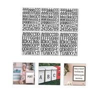 SOIMISS 6feuilles Lettres Autocollantes Alphabet Pour Tableau Affichage Et Boîte Aux Lettres Autocollants De Adhésives