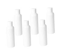 SOIMISS 6pièces Flacons Souples Vides pour Cosmétiques Lot de Bouteilles Blanches de Shampoing Résistantes et Étanches pour Voyages et Rangement Maison
