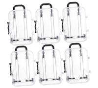 SOIMISS 6pièces Mini Valise pour Mariage et Fête Coffret Cadeau Voyage Boîte à Dragées pour Enterrement de Vie de Jeune Fille
